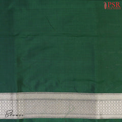 Dark Green Banaras Silk Saree