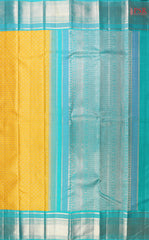 Yellow Kanchipuram Silk Saree