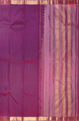 Dark Purple Kanchipuram Silk Saree