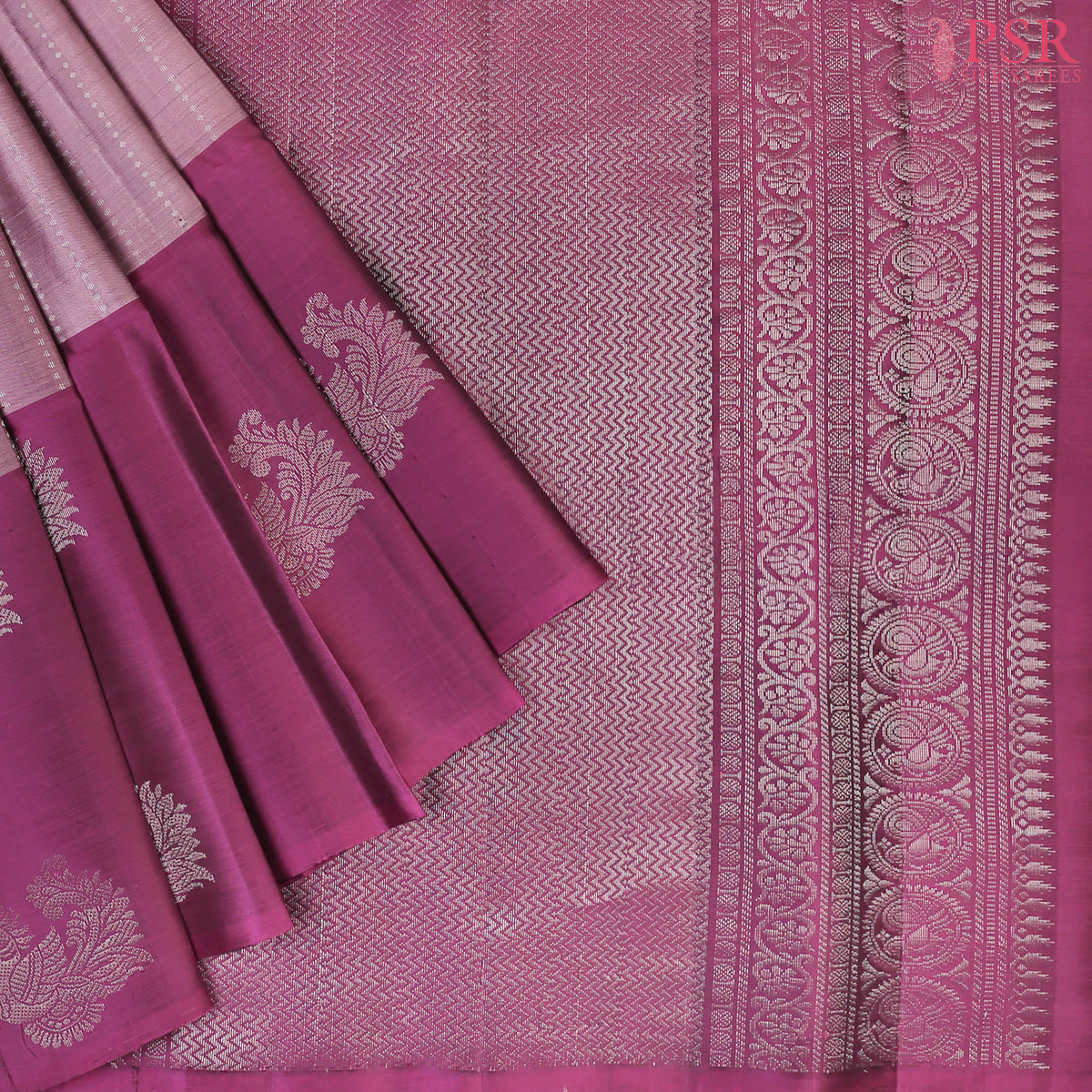 Mauve Pink Soft Silk Mix Saree