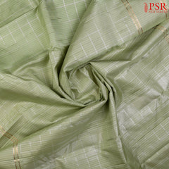 Pistachio Green Kanchipuram Silk Saree