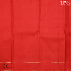 Scarlet Red Kanchipuram Silk Saree