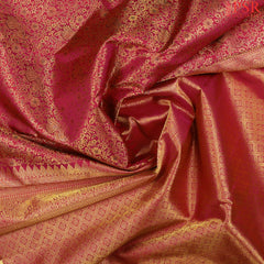 Claret Maroon Bridal Kanjivaram Silk Saree