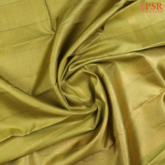 Olive Green Kanchipuram Silk Saree