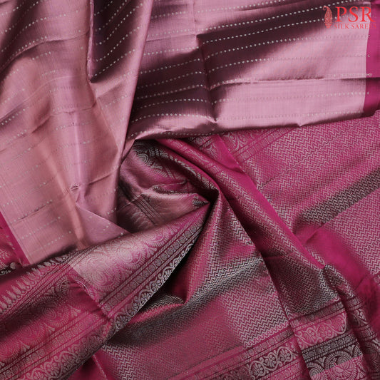 Mauve Pink Soft Silk Mix Saree