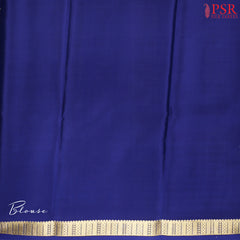 Admiral Blue Mysore Silk Saree