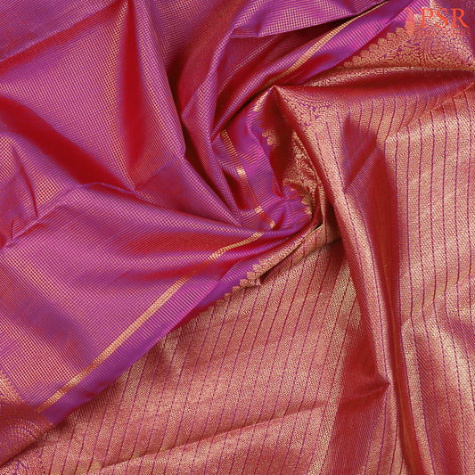 Vadamalli Purple Kanchipuram Silk Saree