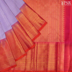 Lavender Kanchipuram Silk Saree