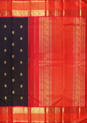 Black Kanchipuram Silk Saree