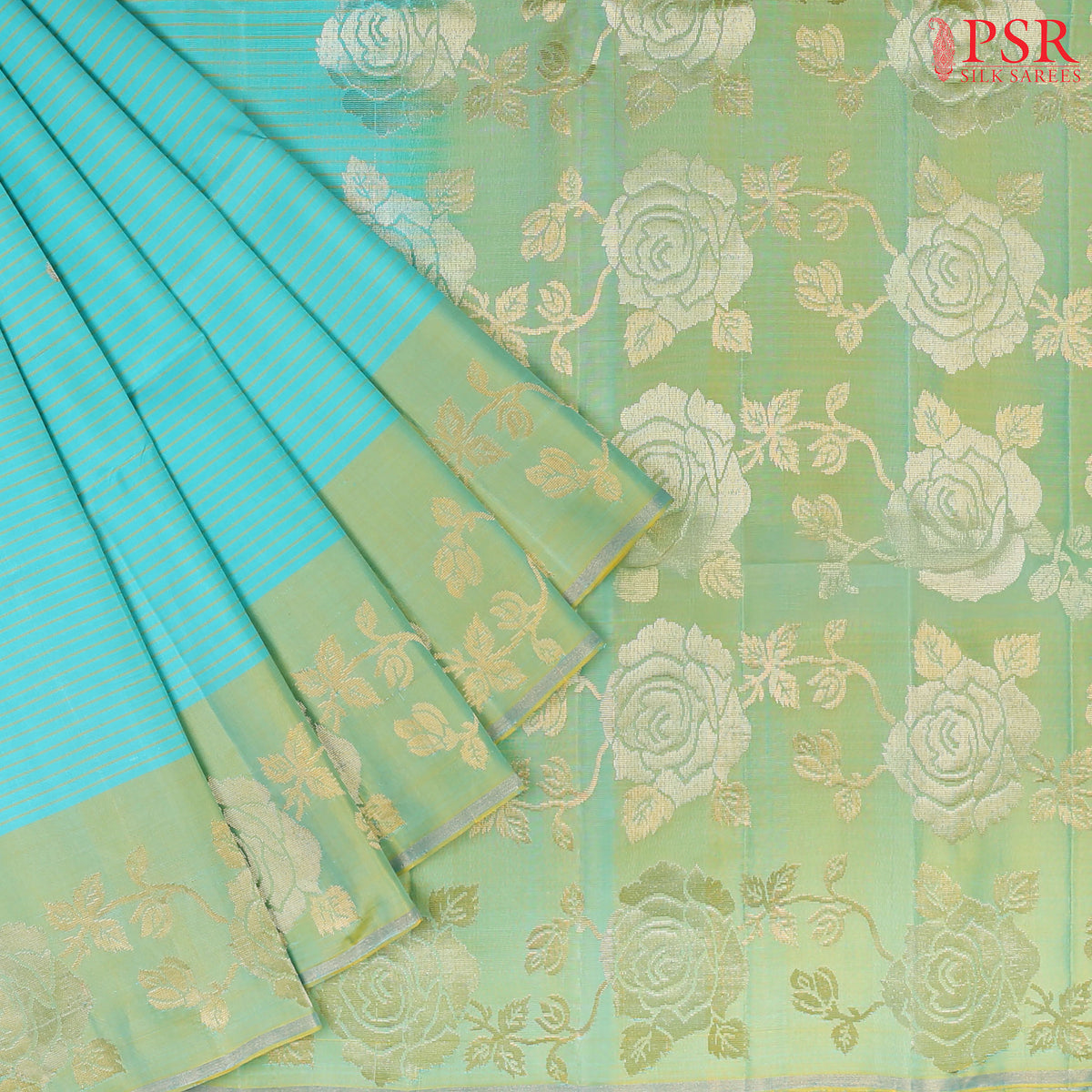 Light Blue Soft Silk Saree