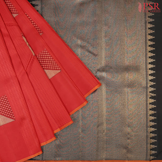 Red Kanchipuram Silk Saree