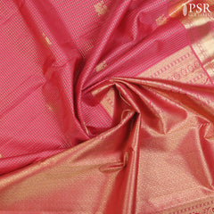 Brink Pink Fancy Kanchipuram Silk Saree