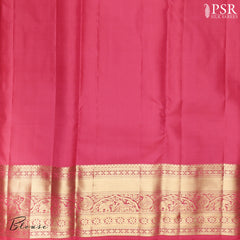 Brink Pink Fancy Kanchipuram Silk Saree