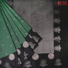 Dark Green Soft Silk Saree