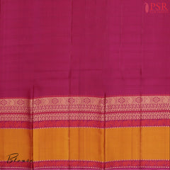 Dark Hibiscus Pink Soft Silk Saree