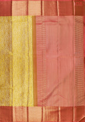 Tuscany Yellow Kanchipuram Silk Saree