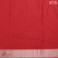 Red Banarasi Katan Silk Saree