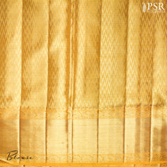 Yellow Gold Mustard Bridal Kanjivaram Silk Saree