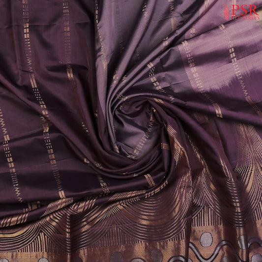 Seal Brown Soft Silk Saree