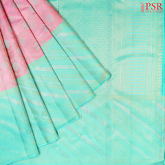 Pink Kanchipuram Silk Saree