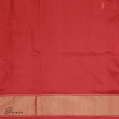 Red Pochampally Ikat Silk Saree