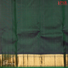 Amber Yellow Kanchipuram Silk Saree