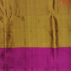 Olive Mustard Soft Silk Saree