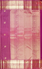 Boysenberry Purple Fancy Kanchipuram Silk Saree