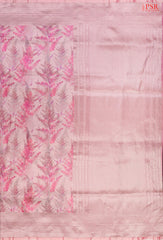 Primrose Pink Pashmina Tissue Silk Saree