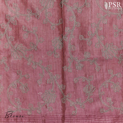 Asparagus Green Kadhi Tussar Silk Saree