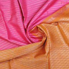 Taffy Pink Jute Soft Silk Saree