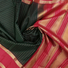 Dark Green Fancy Kanchipuram Silk Saree