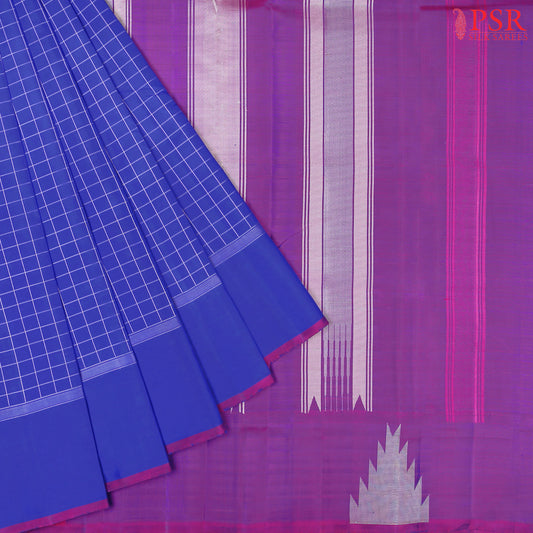 Royal Blue Kanchipuram Silk Saree