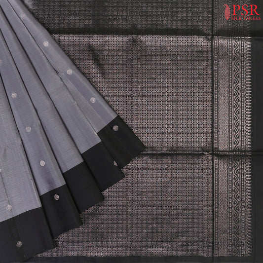 Grey Soft Silk Saree