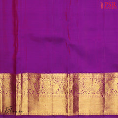 Magenta Purple Kanchipuram Silk Saree