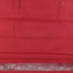 Red Chiniya Silk Saree