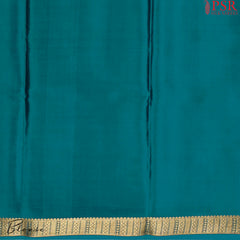 Teal Blue Mysore Silk Saree