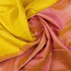 Yellow Arani Silk Saree