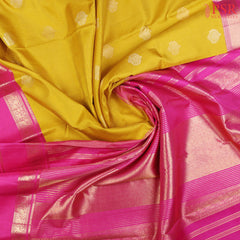 Tuscany Yellow Kanchipuram Silk Saree