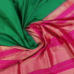 Green Nine Yards Silk Saree