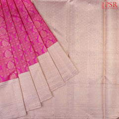 Magenta Pink Bridal Kanjivaram Silk Saree