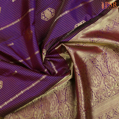 Violet Fancy Kanchipuram Silk Saree