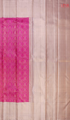 Magenta Pink Bridal Kanjivaram Silk Saree