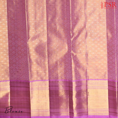 Soft Fuchsia Pink Kanchipuram Silk Saree