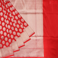 Red Banarasi Silk