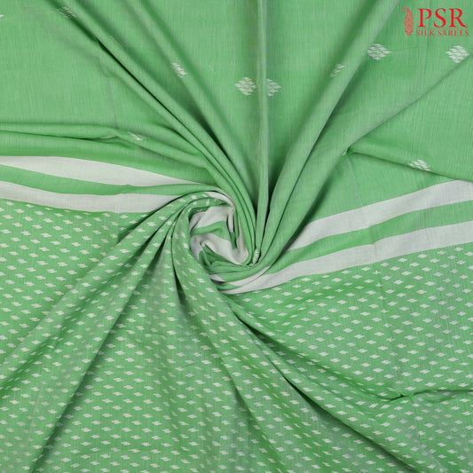 Mantis Green Byloom Cotton Saree