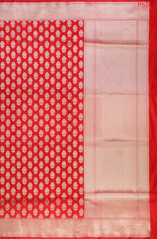 Red Banarasi Silk