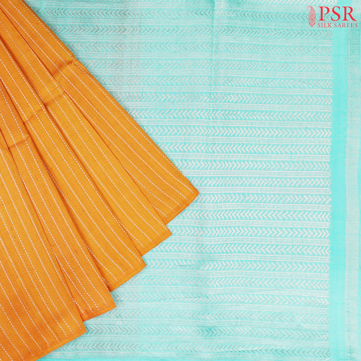 Mustard Jute Soft Silk Saree