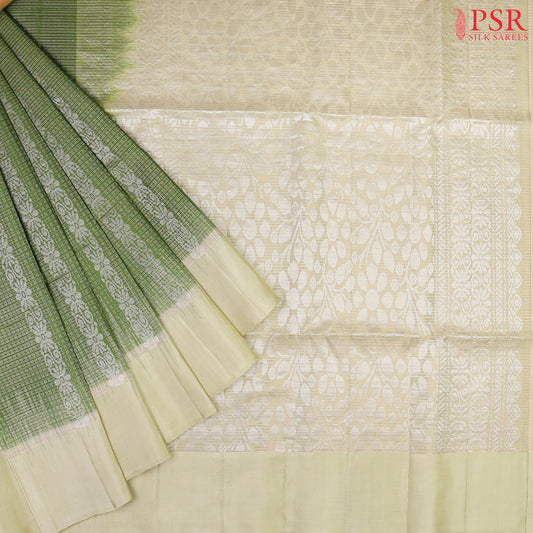 Fern Green Soft Silk Saree