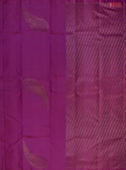 Magenta Purple Kanchipuram Silk Saree